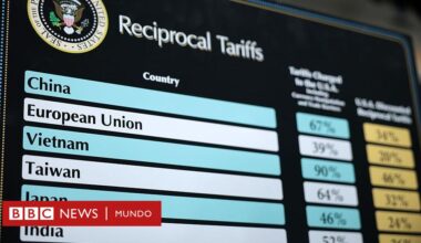 La lista completa de los aranceles impuestos por Trump a cada país