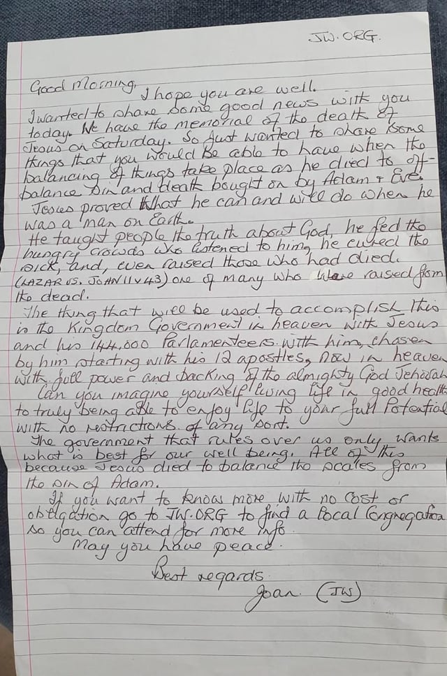 Recieved this letter in the post yesterday. Is this normal?