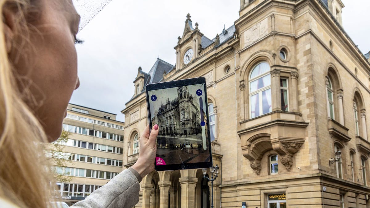 Zeitmaschine App: Entdecke das alte Luxemburg