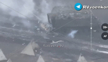 Ukrainian M113 and part of crew get hit, Belgorod direction