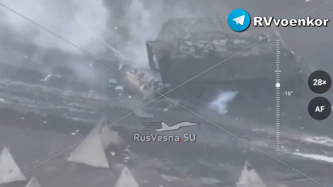 Ukrainian M113 and part of crew get hit, Belgorod direction