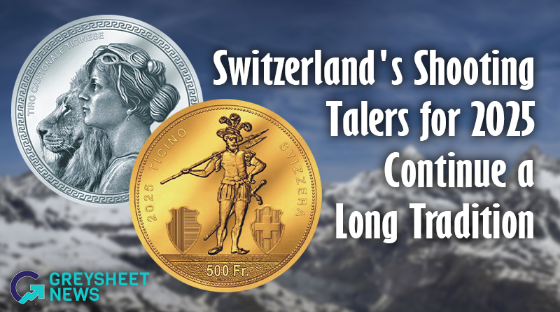 enlarged image for Switzerland's Shooting Talers for 2025 Continue a Long Tradition