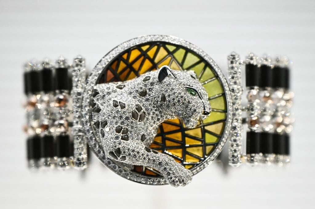 A panther bracelet created in 2015. Photo: AFP A panther bracelet created in 2015. Photo: AFP