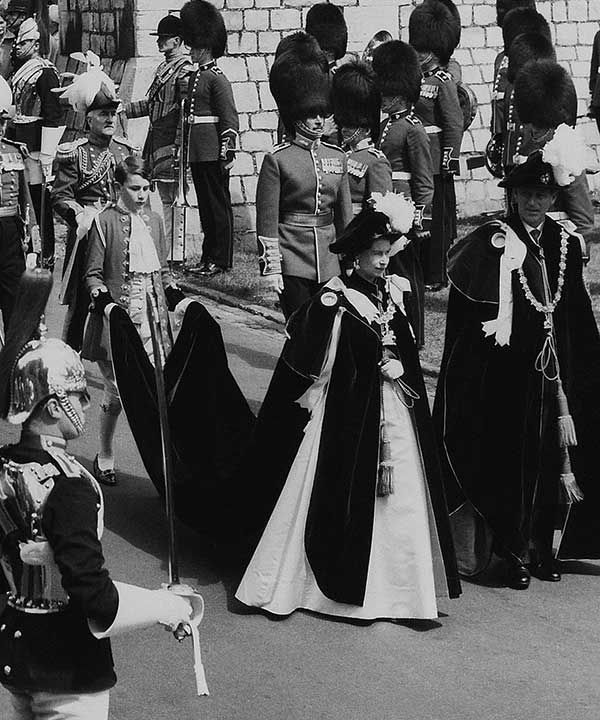 Lord Charles O'Hagan ceremonial role as a Page of Honour