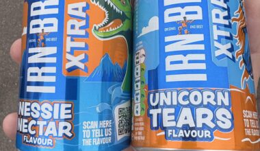 Great art work on the cans.