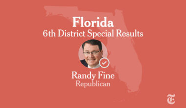 Florida Sixth Congressional District Special Election Results 2025: Weil vs. Fine