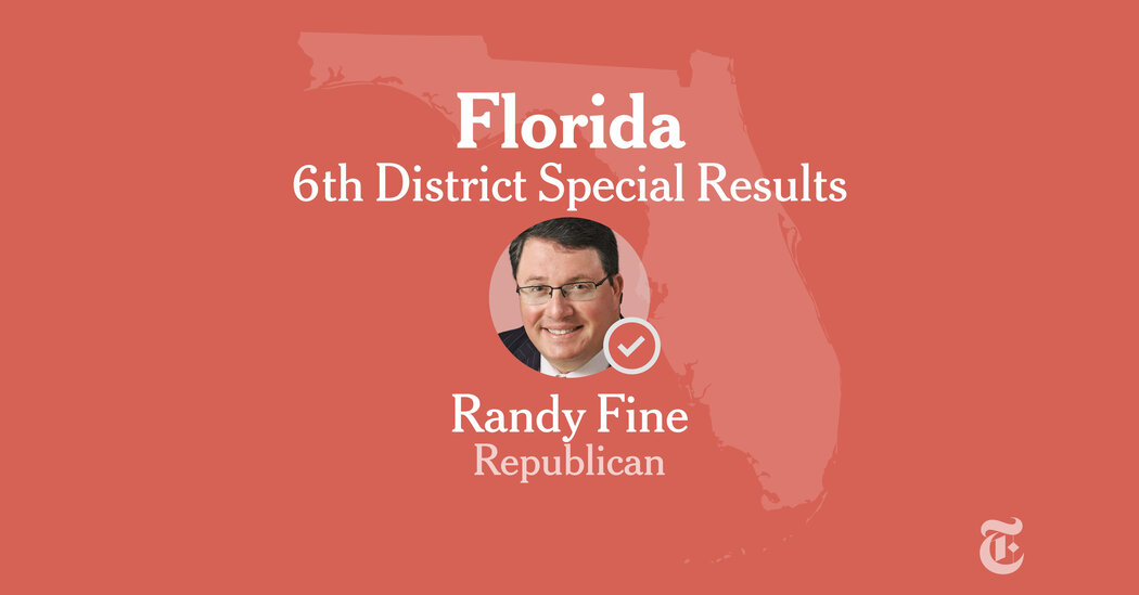 Florida Sixth Congressional District Special Election Results 2025: Weil vs. Fine