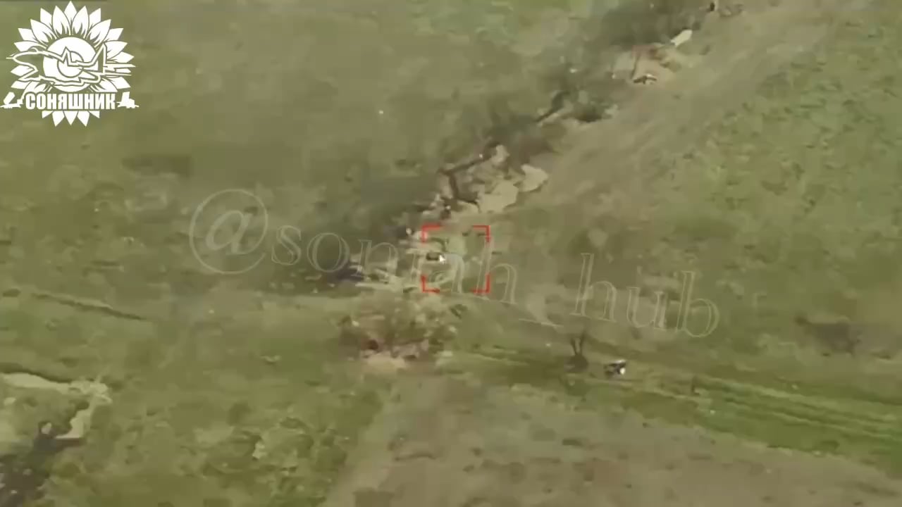 The Ukrainian Armed Forces carried out a MiG-29 airstrike using 4 guided aerial bombs on a Russian fortification. Zaporizhia region, April 2025.
