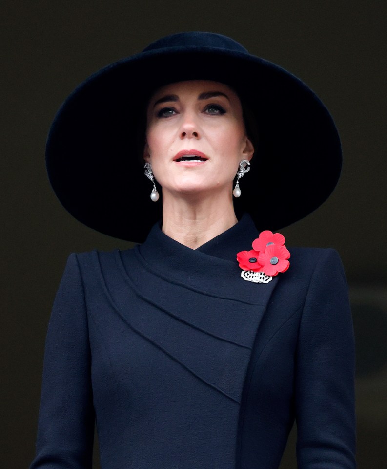 Catherine, Princess of Wales at the National Service of Remembrance.