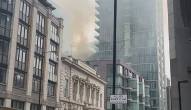 Fire at Aldgate