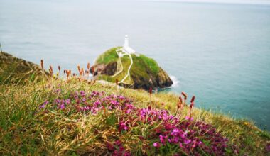 Holyhead mountain over looking South Stack
