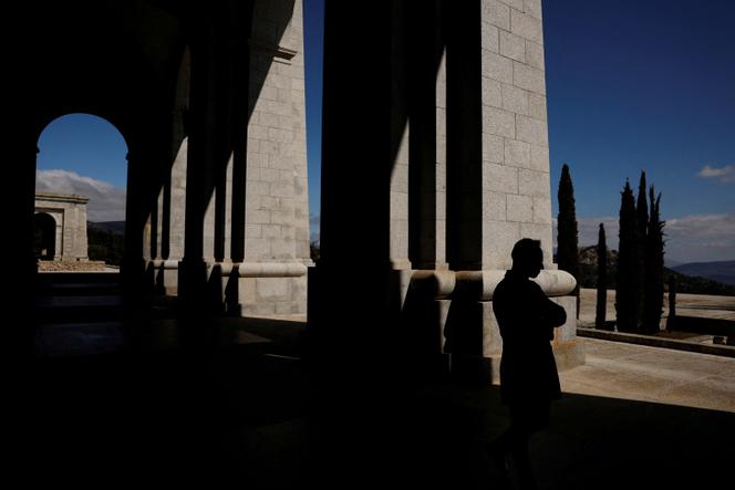 At the Cuelgamuros Valley mausoleum, which served as Franco's tomb until 2019 and where more than 30,000 fighters from both sides of the Civil War are buried, in San Lorenzo de El Escorial, Spain, March 27, 2025.