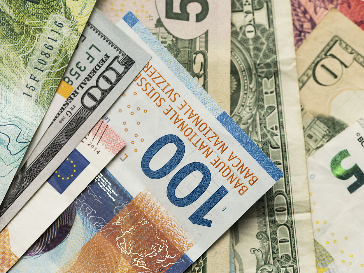 Swiss franc weakens somewhat