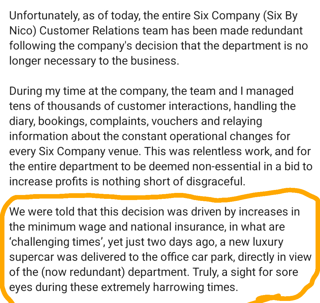 Six by nico fires whole dept.