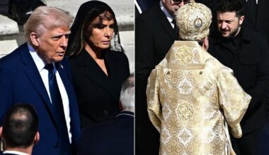 Trump, Zelensky Meet At Pope's Funeral Weeks After White House Clash