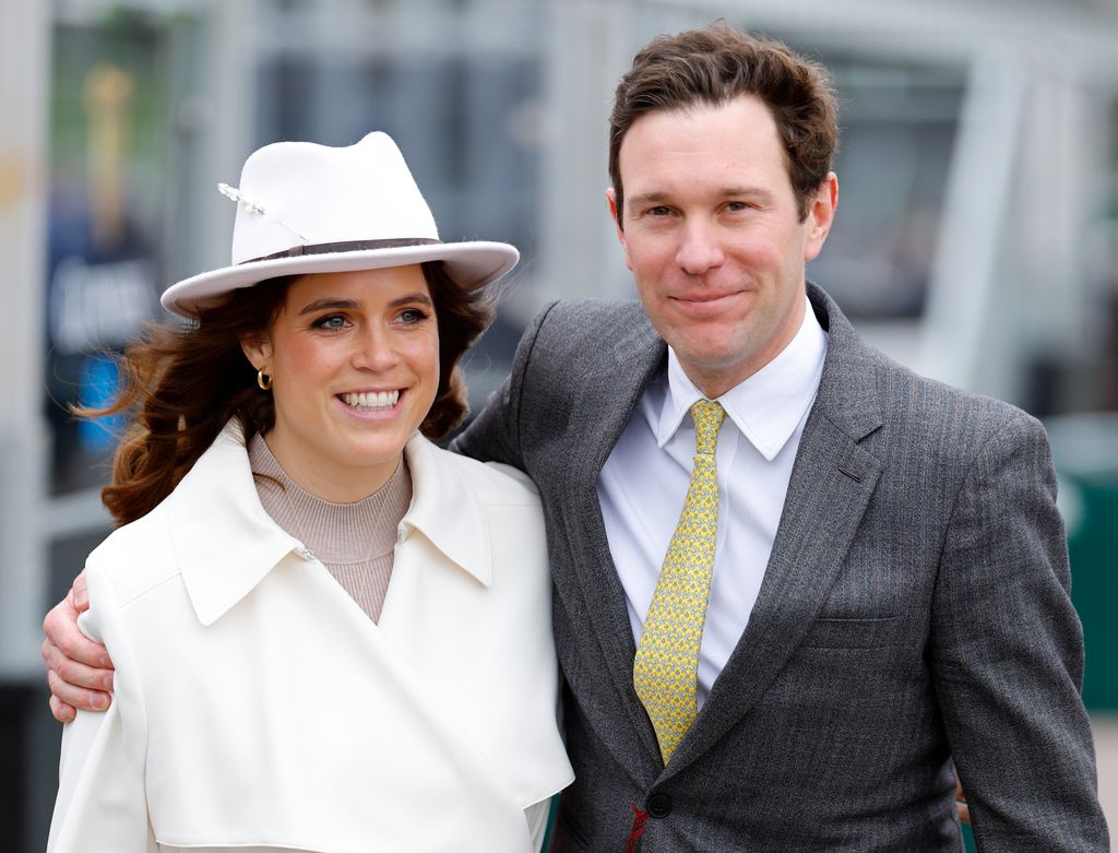 Princess Eugenie and Jack Brooksbank at Cheltenham Festival