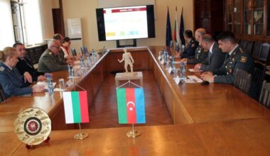 Azerbaijan’s National Defense University delegation visits Bulgaria