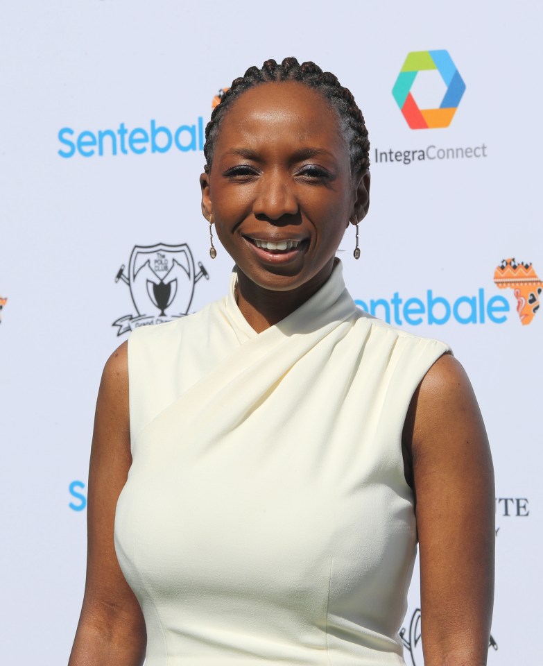 Photo of Sophie Chandauka, chairwoman of Sentebale, at the Royal Salute Polo Challenge.