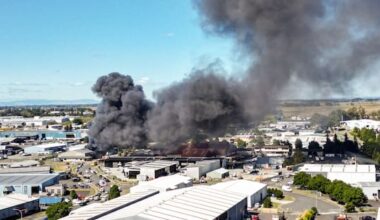 Pair charged with arson after blaze at Hamilton workshop