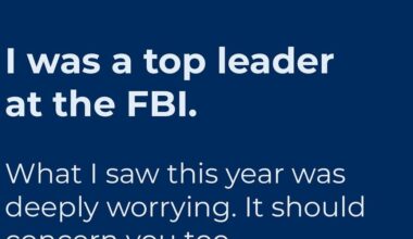 I was a Top Leader at the FBI. What I Saw This Year Was Deeply Worrying. It Should Concern You Too.