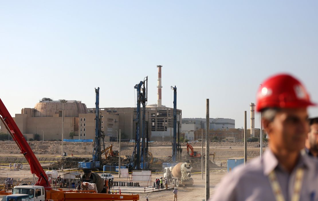 The Bushehr Nuclear Power Plant, in Bushehr, Iran on November 10, 2019.
