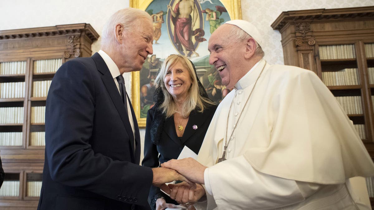 Biden with Pope Francis