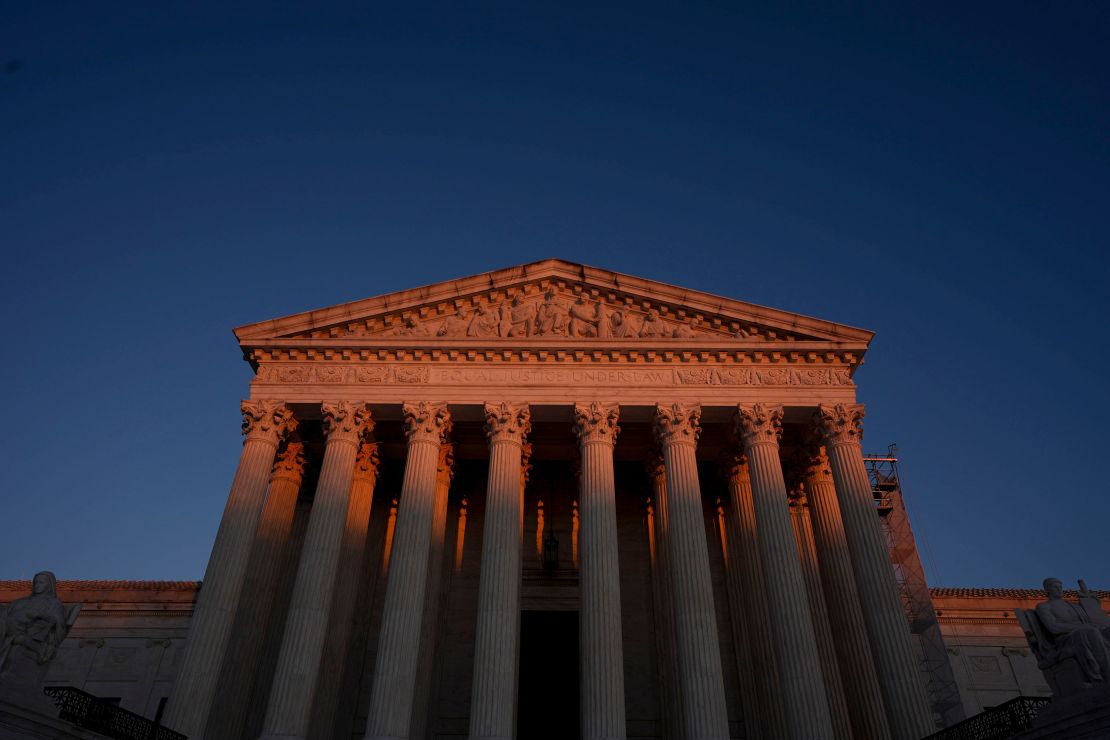 The US Supreme Court in Washington, DC, on January 17, 2025.