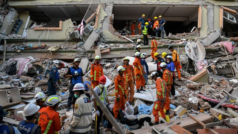Myanmar’s military government announces temporary ceasefire to aid quake efforts