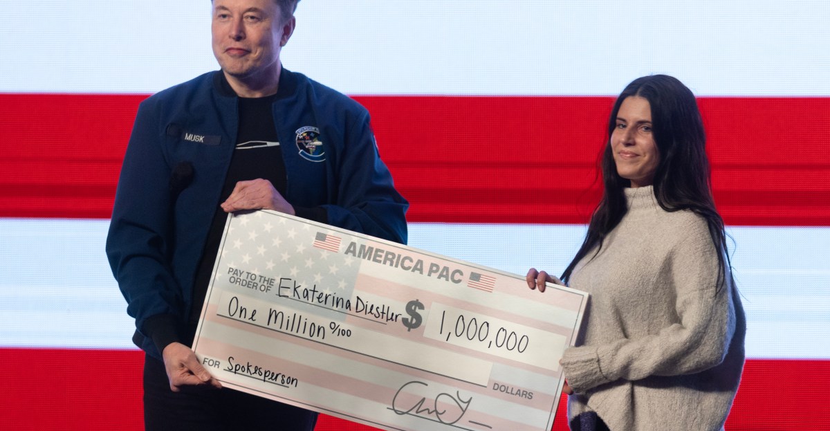 Elon Musk’s $1 million handout winners are connected to Republican causes