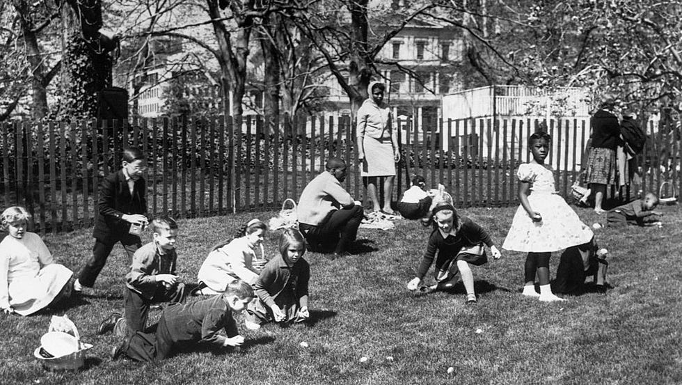 easter egg roll, white house, 1900
