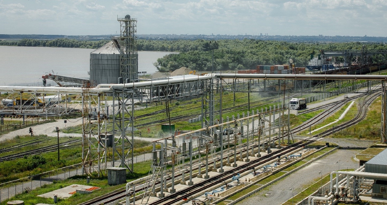The port is located on Moldova’s short stretch of Danube river frontage and borders both Romania and Ukraine
