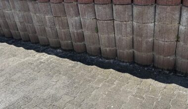 Grünen stabilen Sichtschutz aufbauen