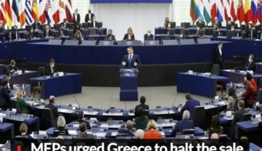 MEPs urge Greek Prime Minister Kyriakos Mitsotakis to stop the sale of vessels that become part of Russia's "shadow fleet." 37% of the 75 tankers sanctioned by the US in January 2025 were previously Greek-owned. Russia's profit from illicit oil sales is estimated at $4 billion