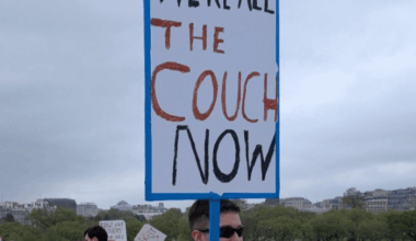 We're all the couch now