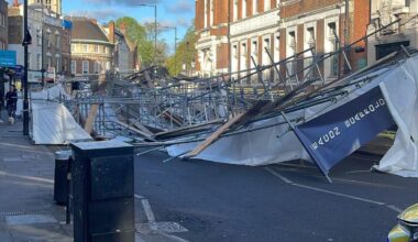 Stoke Newington Church St this morning