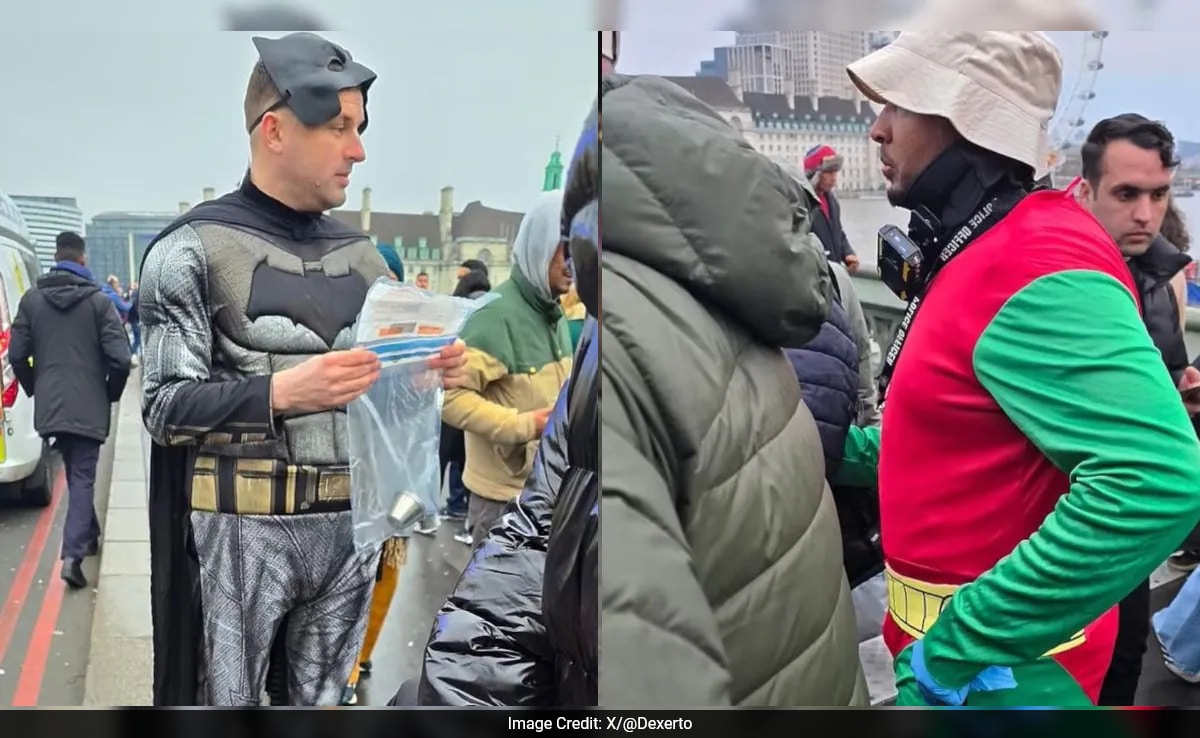 Cops Dressed As Batman And Robin Nab Gambling Suspects In UK, Video Goes Viral