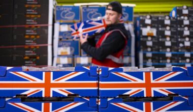 Seasonal British produce at New Covent Garden Market in London