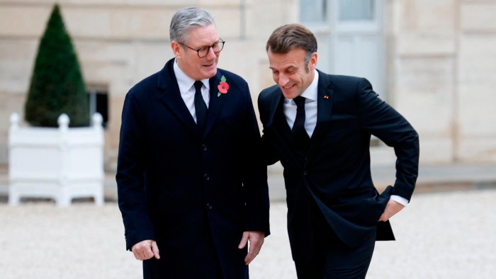 France’s President Emmanuel Macron and Britain’s Prime Minister Keir Starmer