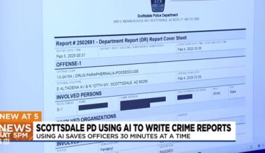 How Scottsdale police are using AI to help write crime reports