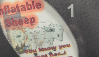 Found a sexy sheep in the sex toy machine in the bathroom at a pub in Scotland