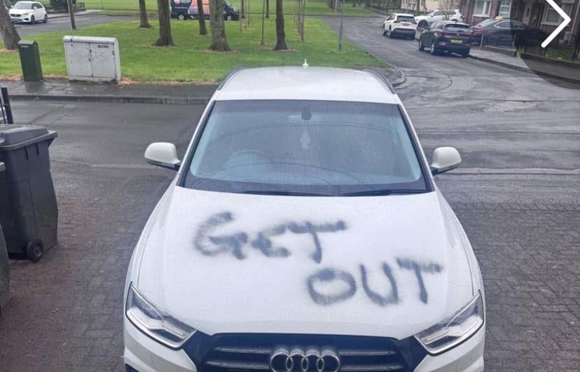 Heavily pregnant woman forced from home in sectarian hate crime: 'I have nowhere to go'