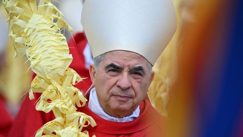 Convicted cardinal demands to be part of conclave to choose new pope, setting up Vatican standoff
