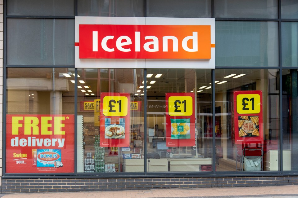 Iceland Foods store in Bromley, London.