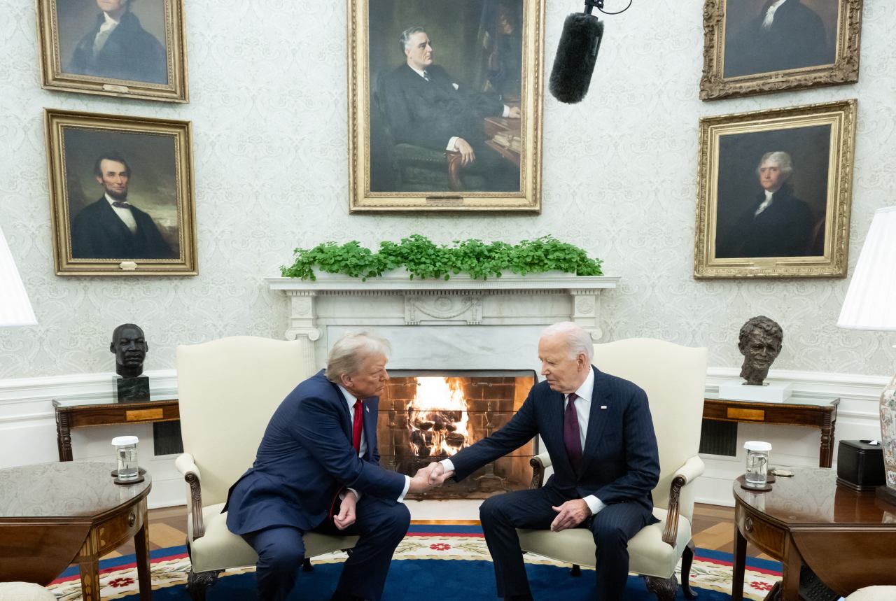 The Oval Office in November, when then President-elect Donald Trump met with former President Joe Biden. Photo: Saul Loeb/Agence France-Presse/Getty Images