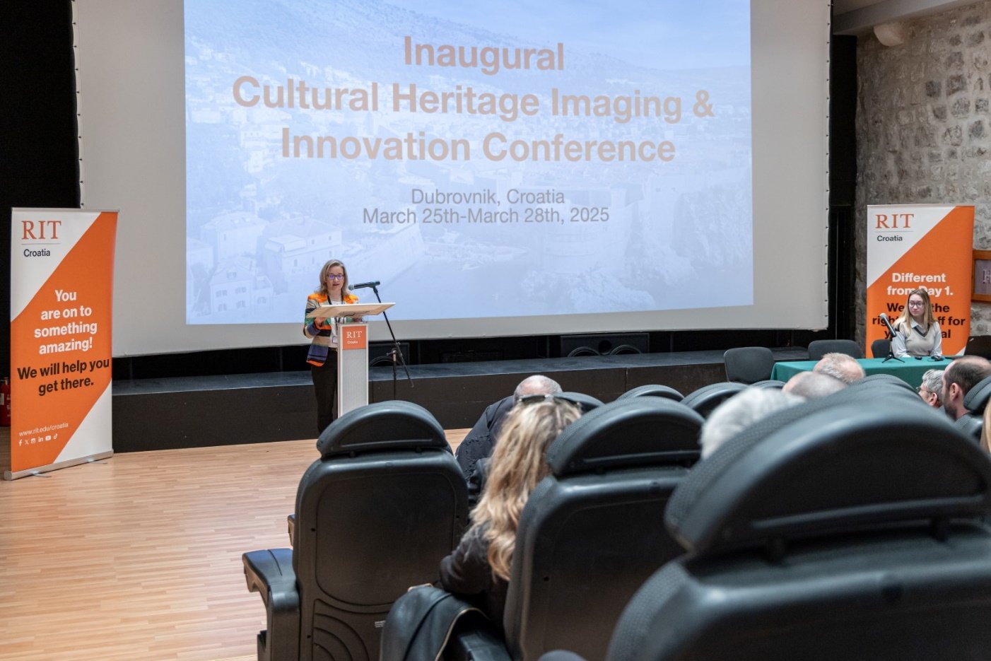 Dr. Irena Guszak, RIT Croatia President and Dean at the CHII Conference opening