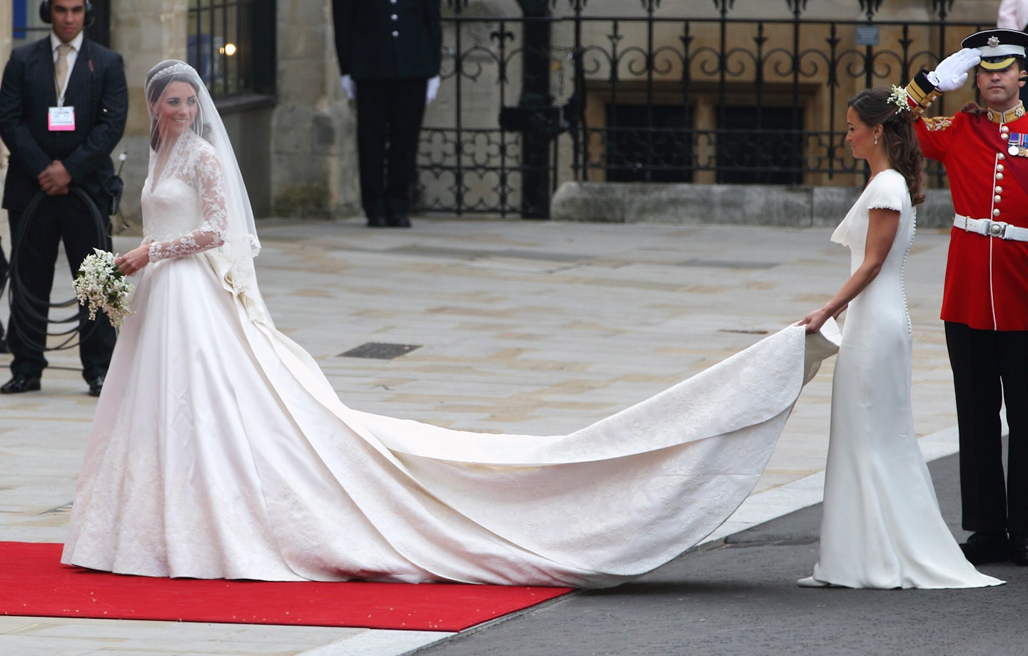 Kate Middleton wedding day Pippa Middleton