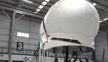 Chinook CH-47F helicopter simulator developed by Indra.