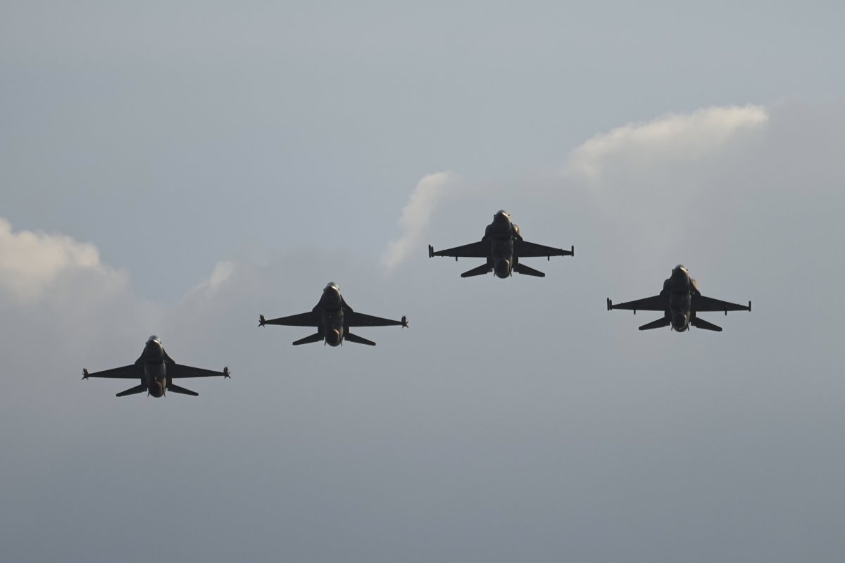 Israeli Air Force F16 fighter jets