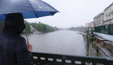 Starke Regenfälle in der Schweiz und Italien