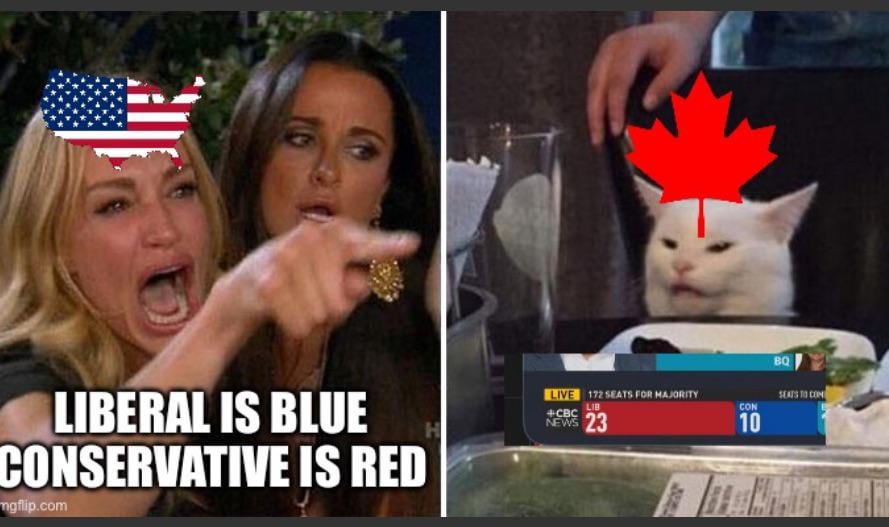 Americans trying to follow a Canadian election for the first time since ever